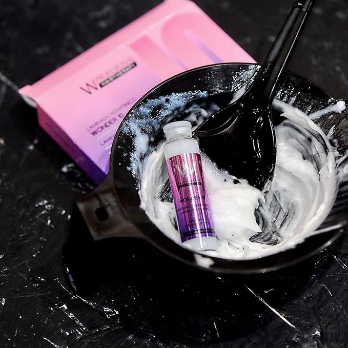 WONDER 10 Profesional Hair Therapy, Laminated Keratin Ampoules, Intense Hydration, 6 fl oz + 1.5 fl oz