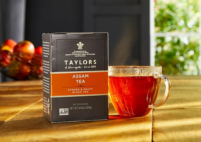Taylors of Harrogate Pure Assam, 50 Teabags, (Pack of 6)