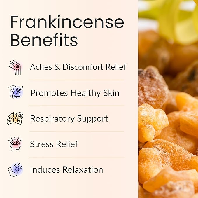 Vitality Extracts Frankincense Essential Oil - 10ml Roll-on, Boswellia Serrata, Aromatherapy, Skin Care, Natural Calm, Stress Relief, Yoga