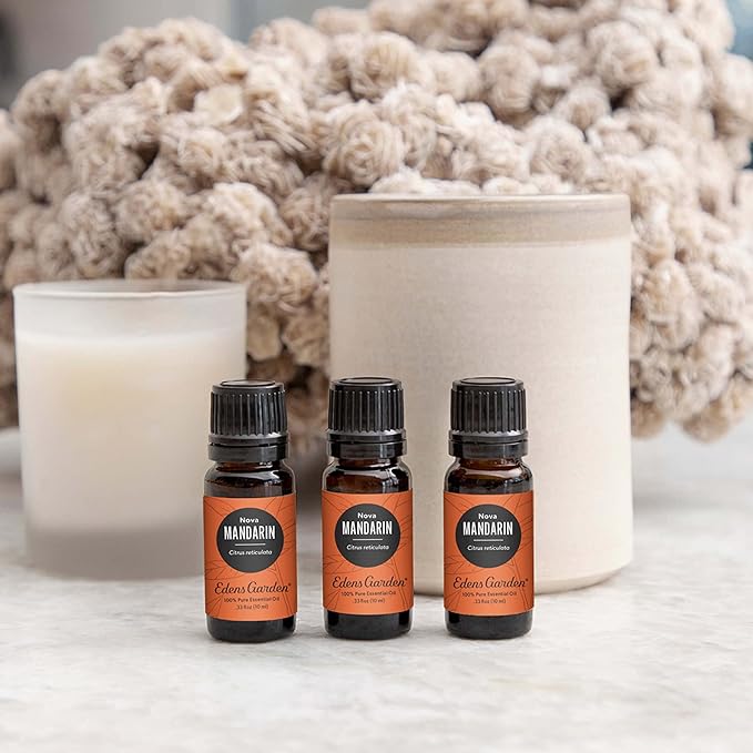 Edens Garden Mandarin- Nova Essential Oil- 100% Pure Premium Grade, Undiluted, Natural, Therapeutic, Aromatherapy, The Best for Diffuser, Candle, Laundry, Kid Safe 10 ml (.33 fl oz)