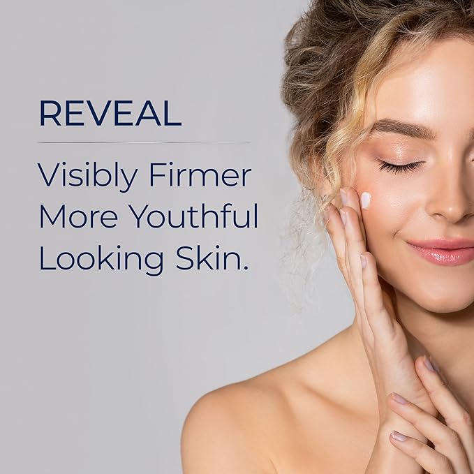 Plexaderm 30 mL Night Time Collagen Serum for Firmer, Fuller, more Youthful Looking Skin, Anti-Aging Collagen & Peptide Serum, Best Collagen Serum for Women & Men, Paraben-Free, Developed in the USA