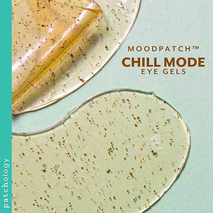 Patchology Chill Mode Under Eye Patches - Soothing, Oil-Infused Gel Eye Masks for Puffy Eyes and Dark Circles Treatment - Ideal for Hydration, Reducing Wrinkles, and Calming Puffiness - 5-Pairs
