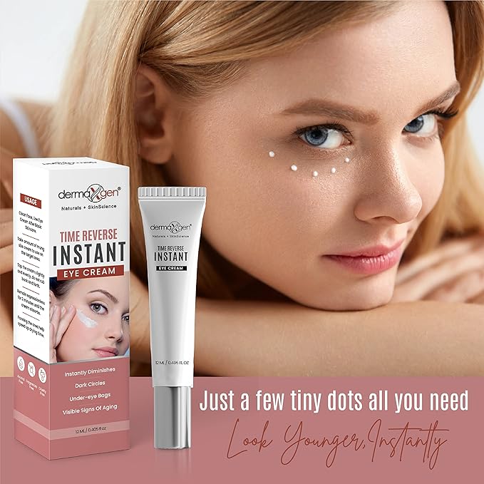 Instant Eyelift & Hydrating Eye Cream Set – Lightweight Formula with Vitamin C & Turmeric for a Refreshed Under-Eye Look