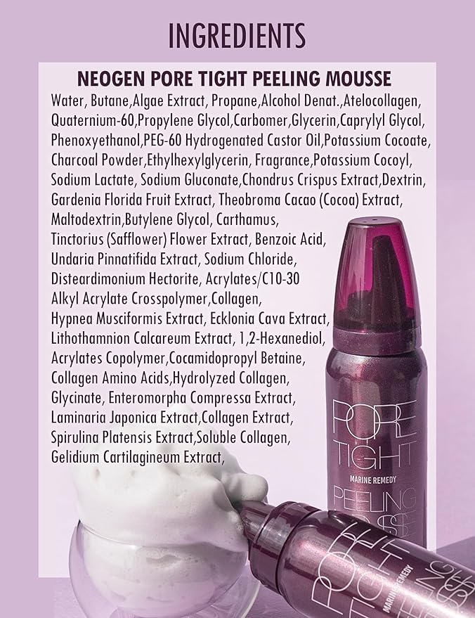 NEOGEN PORE TIGHT PEELING MOUSSE 2.7 oz / 80ml