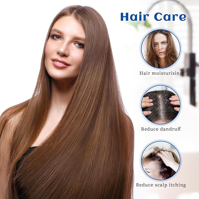 HIQILI Tea Tree Oil for Skin, Hair Restoration, Added to Shampoo, Body Wash, Foot Soak Use - 16 Fl Oz