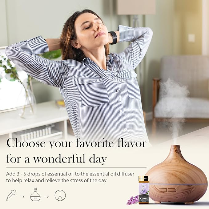 Essential Oil Set, 40 Pcs Aromatherapy Essential Oils for Diffusers for Home, 5ML Fragrance Gift Set for Skin, Soap Making, Massage, Hair Care, DIY Candle and Perfume Making