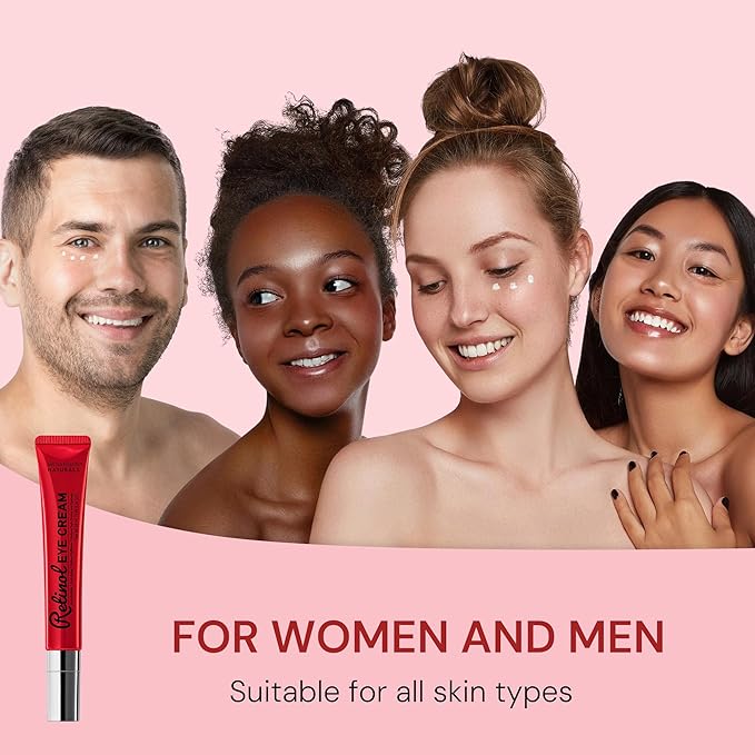 Retinol & Polypeptides Anti-Aging Eye Cream: Under Eye Treatment Reduces Wrinkles, Fine Lines, Dark Circles, Crow’s Feet & Puffiness – 0.85 Fl Oz