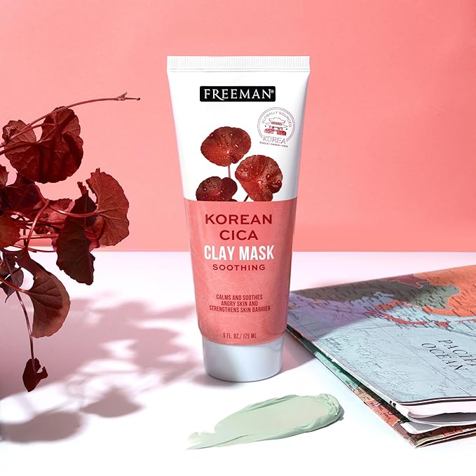 Freeman Exotic Blends Soothing Korean Cica Clay Facial Mask, 6 fl.oz./ 175 mL Tube
