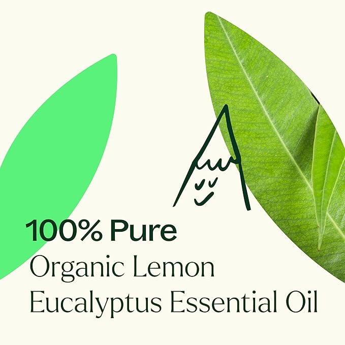Plant Therapy Lemon Eucalyptus Organic Essential Oil 100% Pure, USDA Certified Organic, Undiluted, Natural Aromatherapy, Therapeutic Grade 10 mL (1/3 oz)