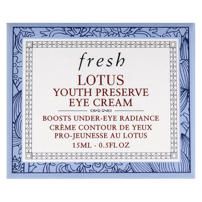 Fresh Lotus Youth Preserve Eye Cream for Women - 0.5 oz Cream