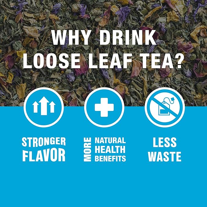 Tiesta Tea - Ginger Citrus Herbal Tea | Loose Leaf | Lemon Ginger with Mint and Chamomile | Herbal Bags Alternative, Hot or Iced, Caffeine-Free | Refillable Tin, Brews 50 Cups | 3 Ounce