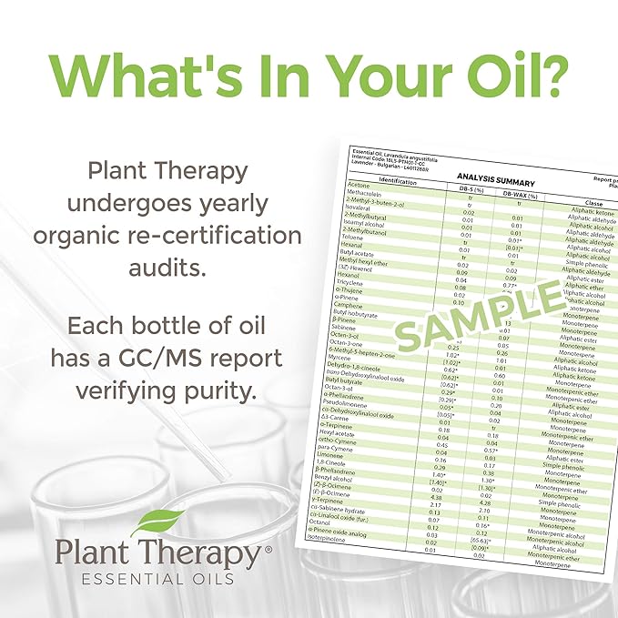 Plant Therapy Organic Blue Yarrow Essential Oil 2.5 ml (1/12 oz) 100% Pure, Undiluted, Therapeutic Grade