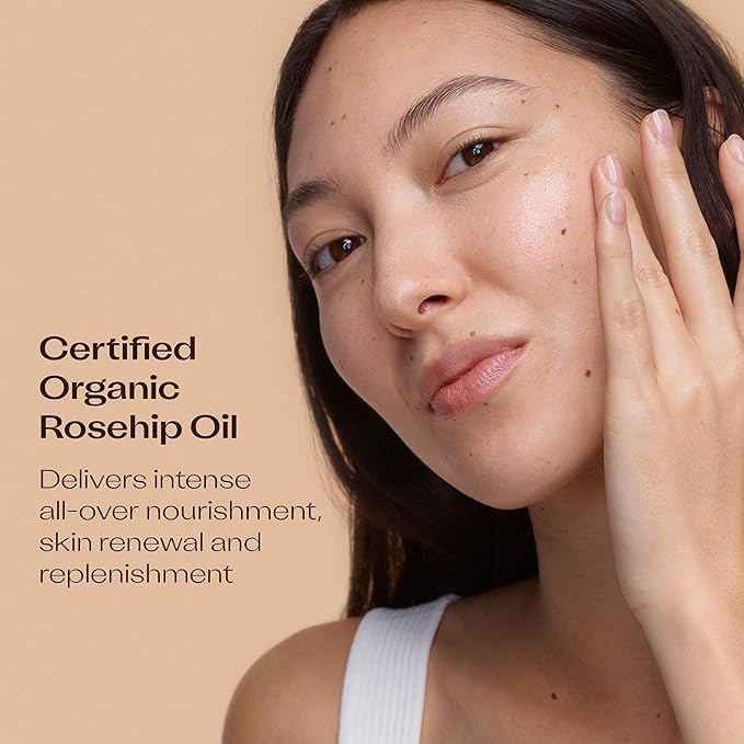 Trilogy Certified Organic Rosehip Oil Set, Nourishment & Renewal, Includes Gift Bag