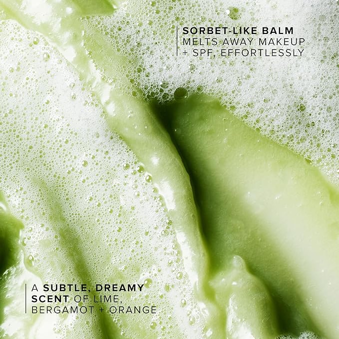 Farmacy Makeup Remover Cleansing Balm - Green Clean Waterproof Makeup Remover + Oil Based Cleanser - Newly Formulated Double Cleanser with Plant Based Waxes + Upcycled Moringa (30ml)