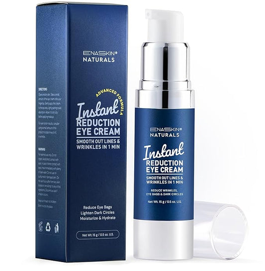 Enaskin Naturals Instant Eye & Face Lift Cream: Rapid Under Eye Bags Wrinkles Puffiness Remover for Women and Men in 60s - Temporary Firming & Tightening Treatment - Wrinkle Filler - 0.5 oz