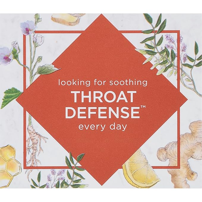 Bigelow Benefits Throat Defense (Ginger Honey Lemon Herbal), 18 Count (Pack of 6), 108 Total Tea Bags