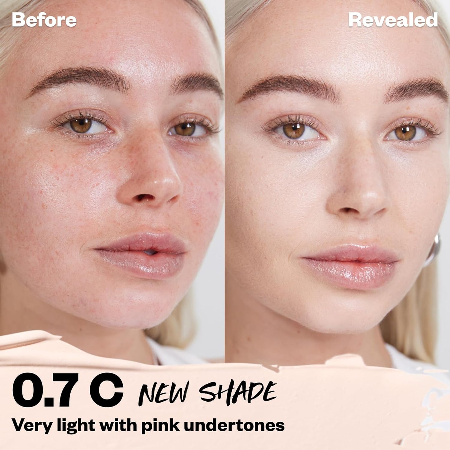 Kosas Revealer Concealer - Medium Coverage Makeup with Hyaluronic Acid, Conceals Dark Circles Under Eyes, Dark Spots and Blemishes + Brightens, Hydrates, Long-Lasting & Vegan, (Tone 0.7 C)