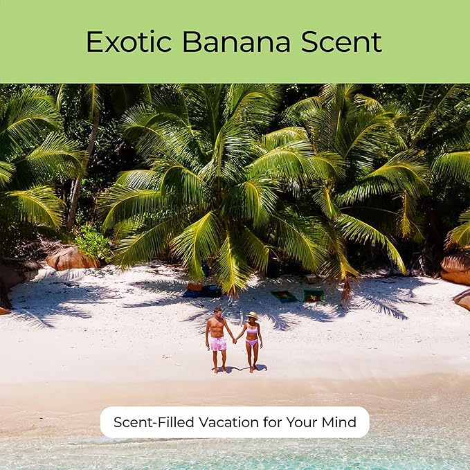 Good Essential Banana Fragrance Oil for Candles, Slime, Soap, Diffuser - 0.33 fl oz (10 ml) - Banana Scented Oil for Candle & Soap Making