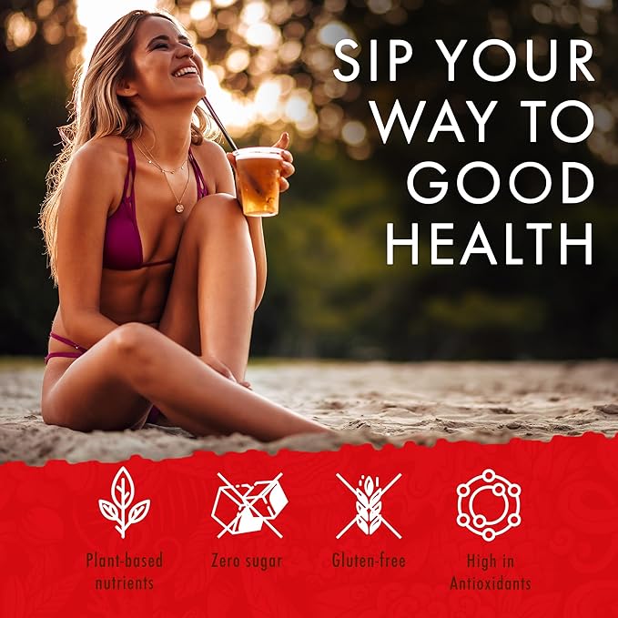 Hawaiian Natural Tea Hibiscus Flavored Organic Herbal Tea - Caffeine Free All Natural For Wellness, Perfect Daily Cup & Gift - 120 Bags