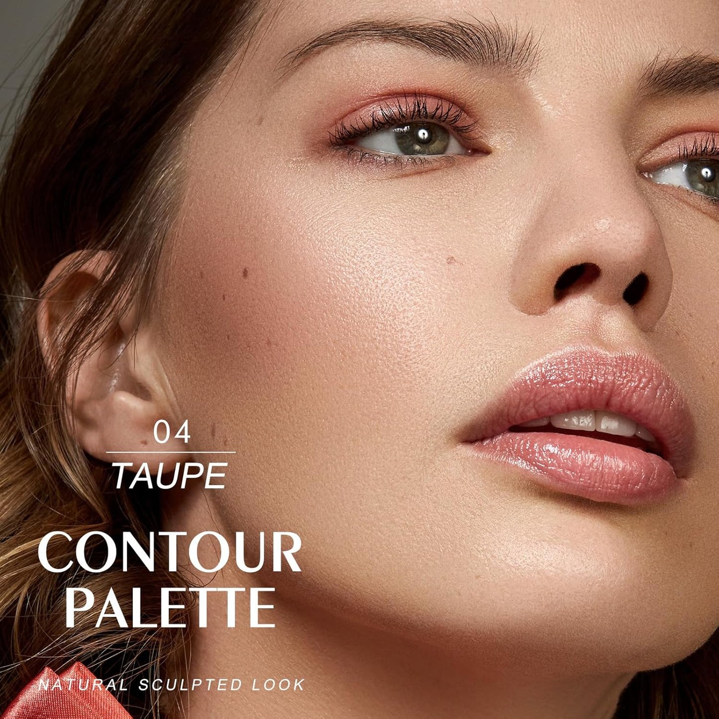 KYDA Highlighter Contour Palette Kit, Glossy Face Illuminator & Natural Matte Contour Bronzer, Lasting Glow Face Sculpting Contouring Makeup, Blendable Formula, Sun Glow & Taupe