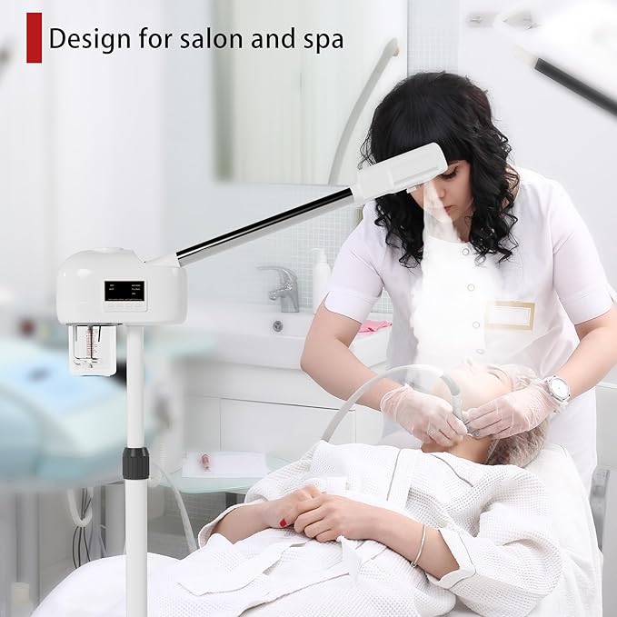Professional Nano Ionic Facial Steamer for Esthetician, Spa or Salon