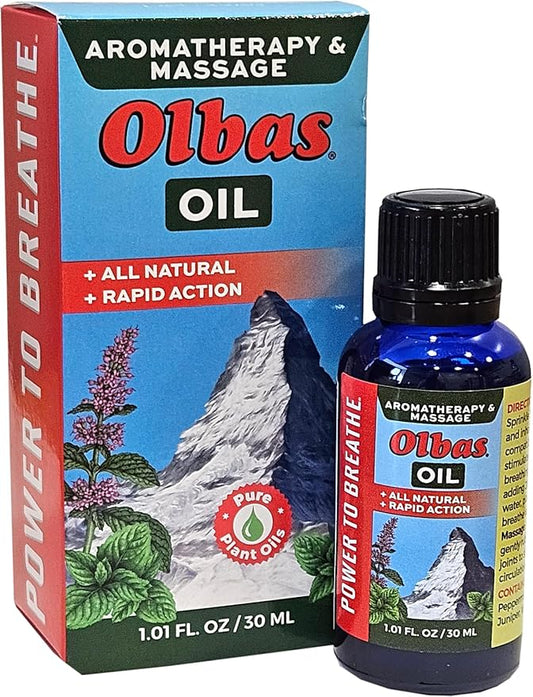 OLBAS Massage and Aromatherapy Oil, 1.01 FZ