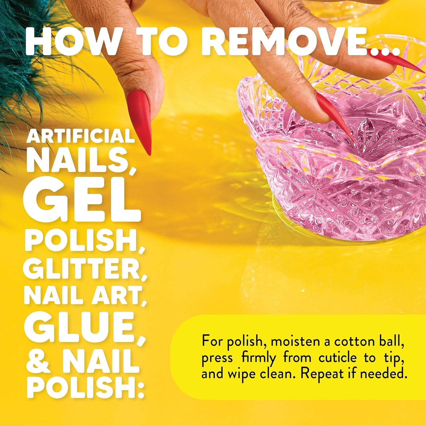 Onyx Professional Nail Polish Remover with 7 inch Nail File, Strawberry Scent, Made in USA, 16 fl oz - Moisturizing Formula, Acetone-based Gel Polish Remover, Enhanced with Vitamin E, Grape Seed Oil