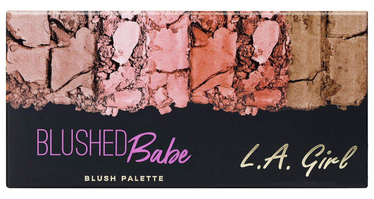 L.A. Girl Fanatic Blush Palette, Blushed Babe Pinks, 1 oz