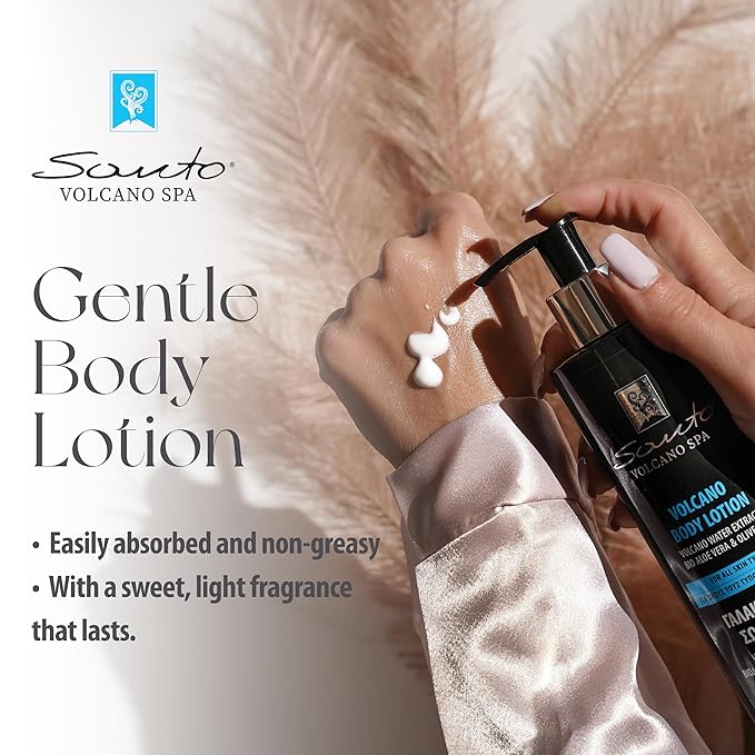 Volcano Body Lotion 250ml – Lightweight, Fast-Absorbing Hydration Body Moisturizer with Volcanic Water, Minerals & Organic Oils – Dry Skin Moisturizer for Softness, Nourishing & Revitalizing Skin