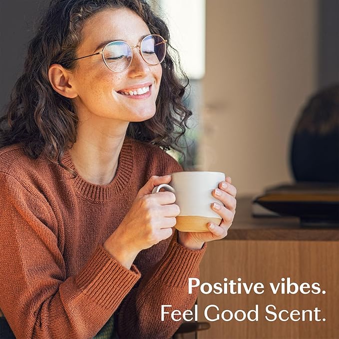 LIVEDROPS 24/7 Good Essential Oil Blend - Bergamot, Palmarosa & Sandalwood – Natural Aromatherapy for Positivity & Focus – Crafted in France by Perfumers – Skin-Safe & Diffuser Compatible