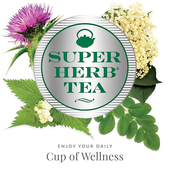 The Republic of Tea — Organic Elderflower SuperHerb Tea Tin, 36 Herbal Tea Bags, Naturally Caffeine-Free