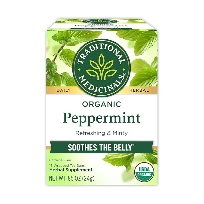Traditional Medicinals Tea Peppermint Organic, 16 ct