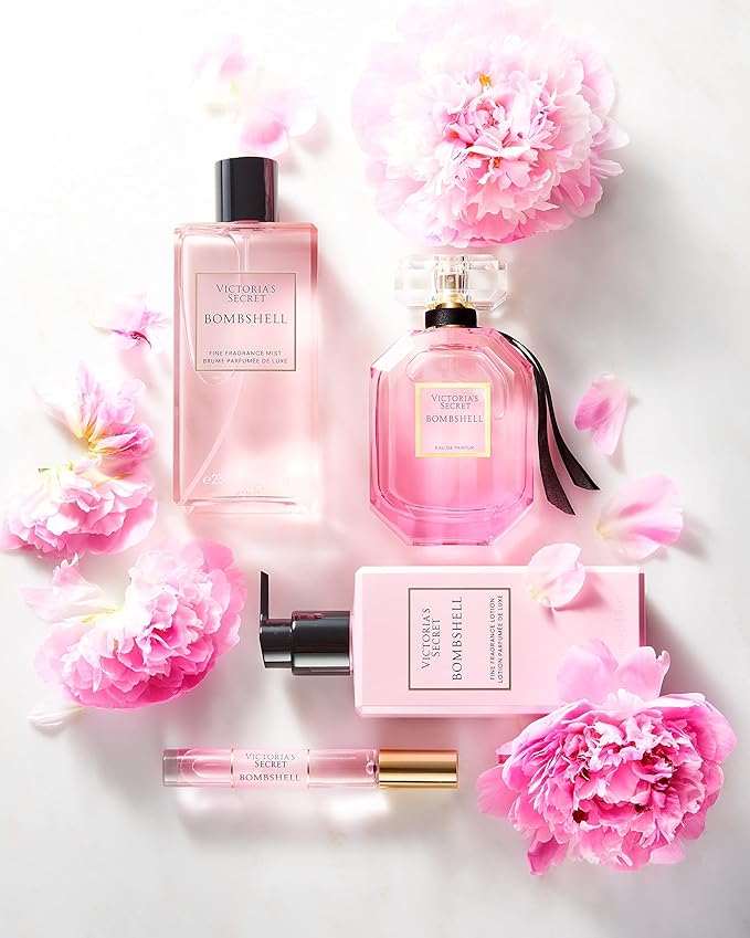 Victoria's Secret Bombshell Fragrance Body Lotion, Notes of Purple Passion Fruit, Shangri-La Peony & Vanilla Orchid (8.4 oz)