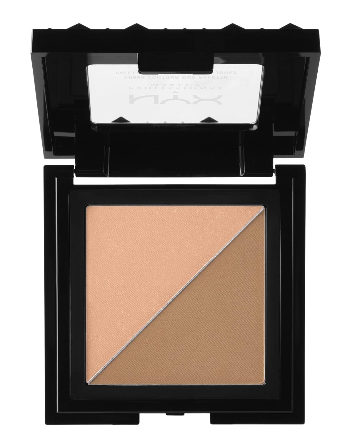 NYX PROFESSIONAL MAKEUP Cheek Contour Duo Palette, Two To Tango, 0.18 Ounce