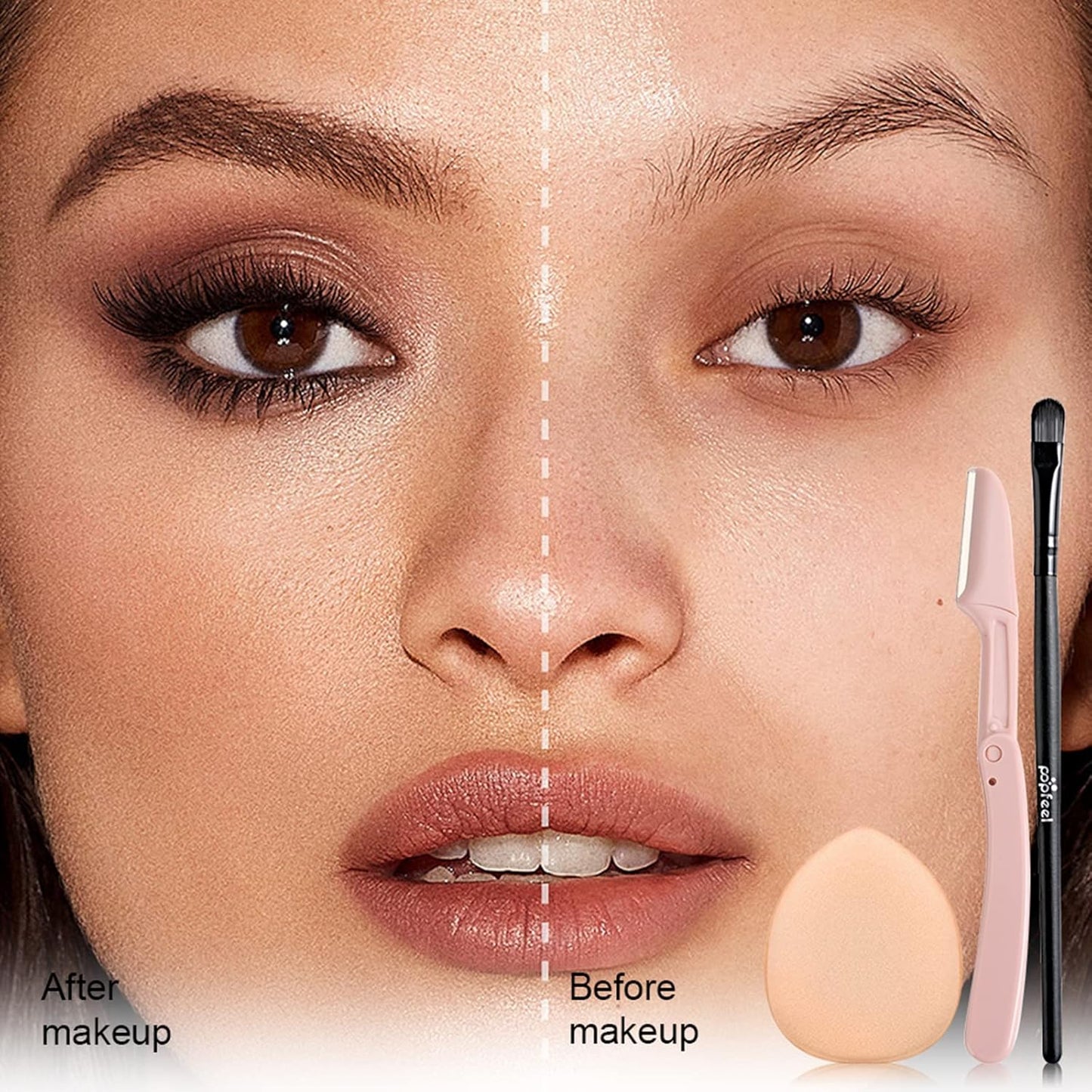 All-in-one Holiday Make up Gift Set | Makeup Kit for Women Full Kit Essential Starter Bundle Include Eyeshadow Palette Lipstick Blush Foundation Concealer Face Powder Mascara Lipgloss Brush