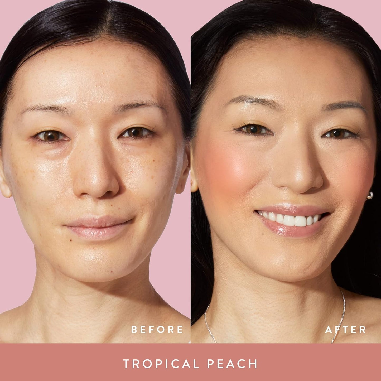 LAURA GELLER NEW YORK Baked Blush-n-Brighten Marbleized Blush-Tropical Peach Creamy Lightweight Matte Finish