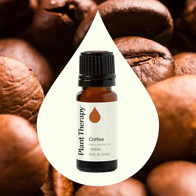 Plant Therapy Coffee Essential Oil 100% Pure, Undiluted, Natural Aromatherapy, Therapeutic Grade 10 mL (1/3 oz)