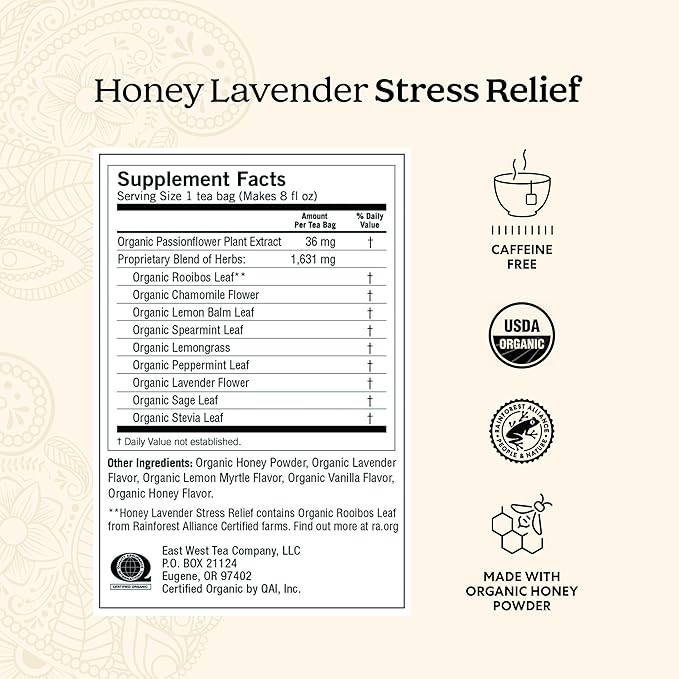 Yogi Tea Stress Relief & Herbal Variety Sampler - 16 Bags per Pack (6 Packs) - Organic Herbal Tea Sampler - Includes Bedtime, Kava Stress Relief, Soothing Caramel Bedtime & More