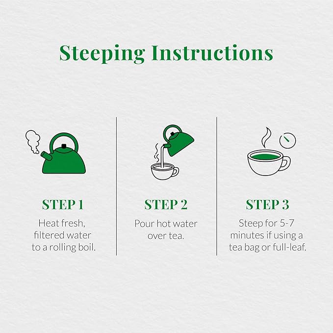 The Republic of Tea Organic Green Pu-erh SuperDigest Tea® | Probiotic Fermented Tea Bags (36 count)