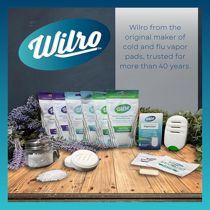 Wilro Soothing, Aromatic Bath Salts, 3 Pack, Menthol Eucalyptus