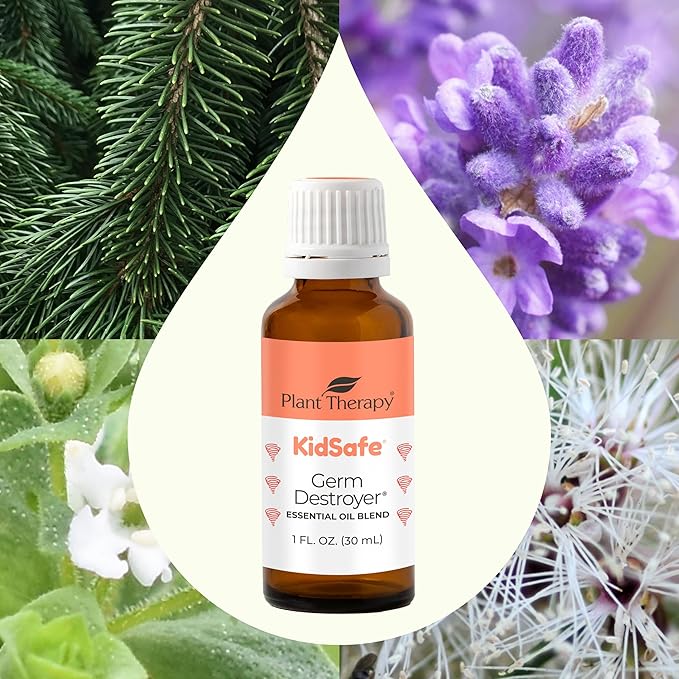 Plant Therapy KidSafe Destroyer Essential Oil Blend - Guard from Illness, Support Blend for Kids 100% Pure, Undiluted, Natural Aromatherapy, Therapeutic Grade 30 mL (1 oz)