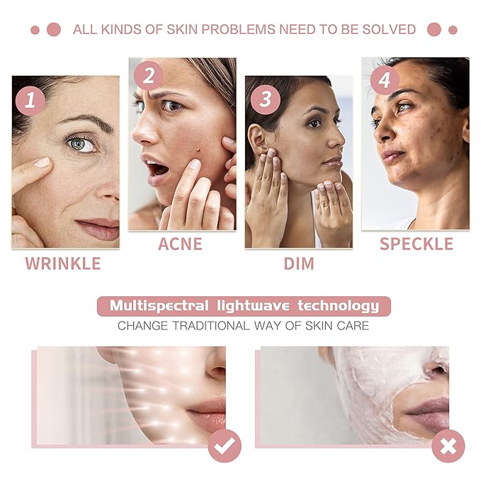 LED FACIAL LIGHT THERAPY MASK(HK207)