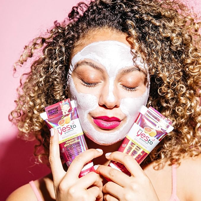 Yes To Grapefruit Vitamin C Glow-Boosting Unicorn Mud Mask , 2 Fl Oz (Pack of 1)