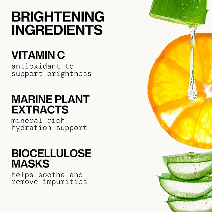 Pacifica Undereye Spot Serum Mask – Bright Eye Vitamin C Mask for Dark Circles & Hydration, Brightening Under Eye Treatment, Vegan & Cruelty-Free, 4 Pack