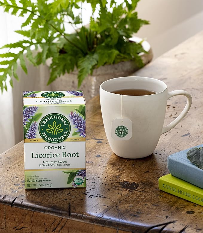Traditional Medicinals Organic Licorice Root Herbal Tea, 16 Count