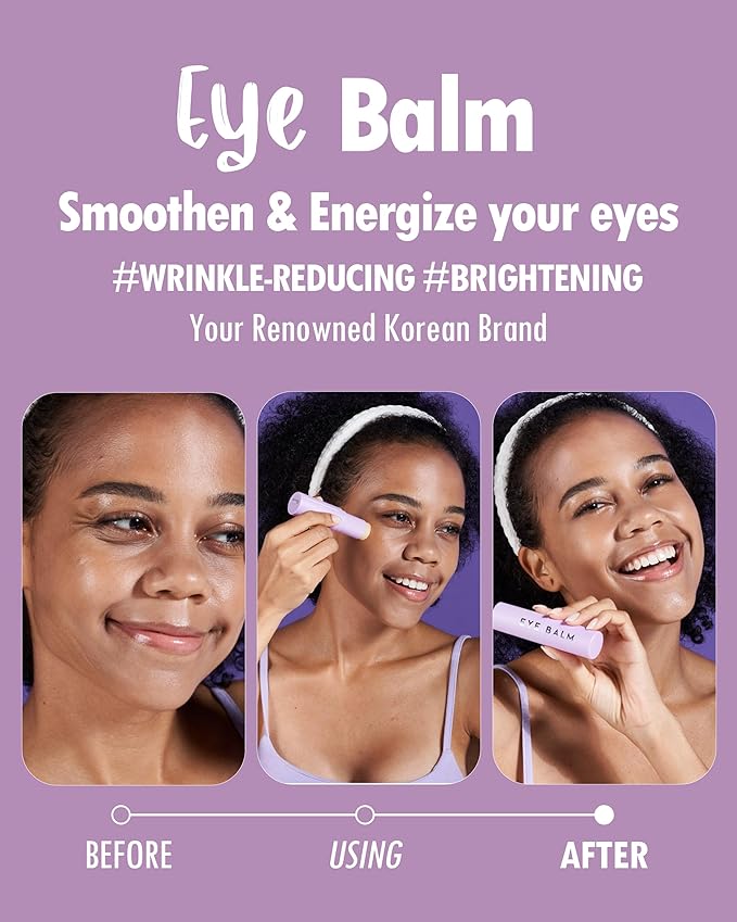KAHI BALM SERIES - Eye Balm Stick & Moisture | Under Eye Brightener & Glow | Hydrating Stick & Multi-Purpose Korean Cream Dark Circles & Fine Lines (0.32 oz)