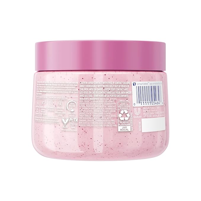 Dove Himalayan & Rose Body Scrub Exfoliates and Deeply Nourishes for Smooth, Radiant Skin 15oz