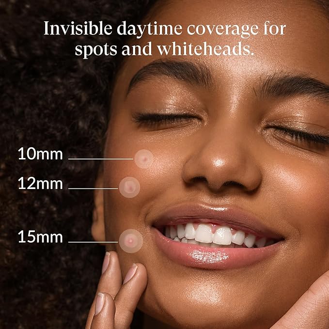 Hydrocolloid Pimple Patches with Salicylic Acid for Face, Acne Pimple Patch Invisible Spot Cover Treatment for Zits, Blemishes, and Pimples – Absorbing Zit Patch for Clear Skin (72 Count）