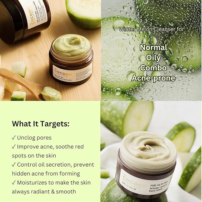 Cocoon Winter Melon Face Mask (1.01 fl oz)