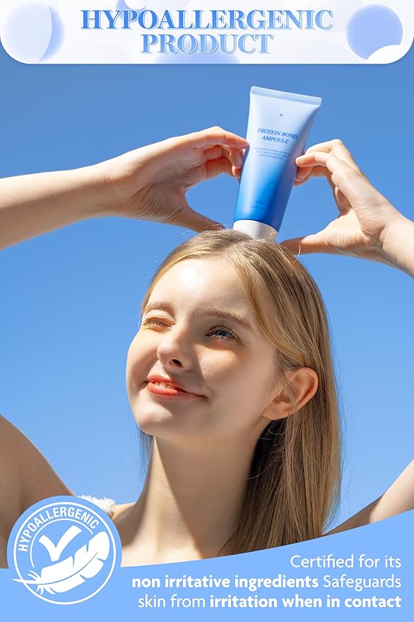 HAIR PLUS Velvet Protein Bond Nutri Injection Ampoule | Leave in Conditioner for Women & Men | For Frizzy and Damaged Hair | Smoothing Serum for Hair | Hair Moisturizer (70ml, 2.37fl oz)